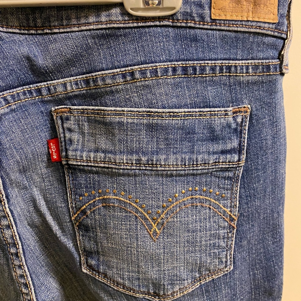 Levis Jeans 14 L Stretch Boot Cut Blue Denim Bootcut 14L - Picture 5 of 9